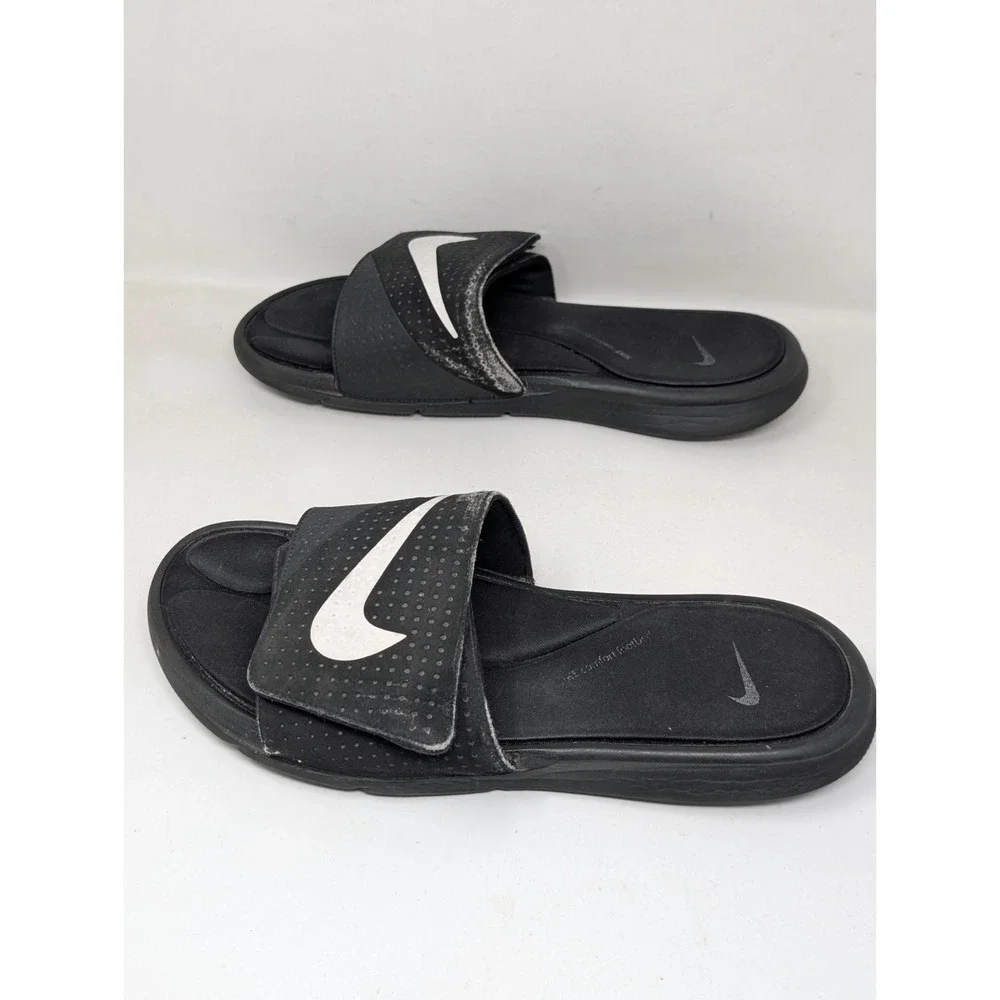 Nike Ultra Comfort Slide Sandal Flip Flop Slipper Men's Black Size 11 882687-003